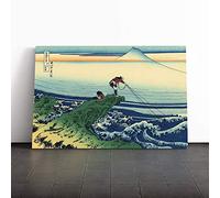 Hokusai Japanese Oriental Kajikazawa Canvas Print | Gallery Wrapped 30mm Frame Wall Art | 30x20 inches | Ready to Hang | Asian Picture | Living Room Bedroom Lounge Office