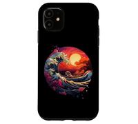Hokusai The Great Wave of Kanagawa Nippon Japan manga tokyo Case for iPhone 11
