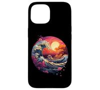 Hokusai The Great Wave of Kanagawa Nippon Japan manga tokyo Case for iPhone 15