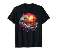 Hokusai The Great Wave of Kanagawa Nippon Japan manga tokyo T-Shirt