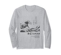 Hokusai The Wave Japanese Graphic Art Museum PAPL042 Long Sleeve T-Shirt