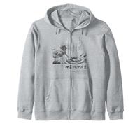 Hokusai The Wave Japanese Graphic Art Museum PAPL042 Zip Hoodie