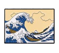 Hokusai Waves Great Wave Off Kanagawa Japan Art Mount Fuji Japanese 1.4" Enamel Pin Badge