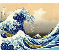 Hokusai's Great Wave Art - Japanese Wall Art Poster (A3, 11.7 x 16.5 inches)