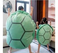 Hokuto Turtle Power Shell, Giant Kawaii Wearable Turtle Shell Pillow, Funny Cosplay Plush Cushion (60cm/23.6in)