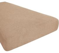 Hokway Couch Cushion Covers Stretch Cushion Covers Sofa Seat Cushion Slipcover Cushion Protector(Camel, Medium)