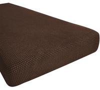 Hokway Couch Cushion Covers Stretch Cushion Covers Sofa Seat Cushion Slipcover Cushion Protector(Chocolate, Medium)