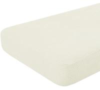 Hokway Couch Cushion Covers Stretch Cushion Covers Sofa Seat Cushion Slipcover Cushion Protector(CreamWhite, Large)