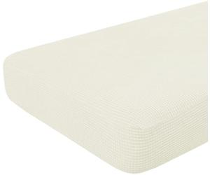 Hokway Couch Cushion Covers Stretch Cushion Covers Sofa Seat Cushion Slipcover Cushion Protector(CreamWhite, Large)