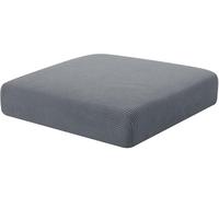 Hokway Couch Cushion Covers Stretch Cushion Covers Sofa Seat Cushion Slipcover Cushion Protector(LightGrey, Small)