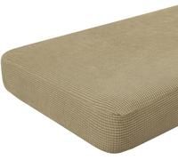 Hokway Couch Cushion Covers Stretch Cushion Covers Sofa Seat Cushion Slipcover Cushion Protector(Sand, Large)