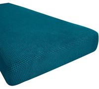 Hokway Couch Cushion Covers Stretch Cushion Covers Sofa Seat Cushion Slipcover Cushion Protector(Teal, Medium)
