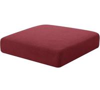 Hokway Stretch Couch Cushion Slipcovers Reversible Cushion Protector Slipcovers Sofa Cushion Protector Covers(Wine,Small)