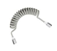 HOKZYHOUSE Hoses, ABS SpRI NG Flexible Shower Hose for Water Plumbing Toilet Bidet Sprayer GU N Bathroom(Gray)