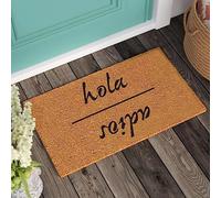 Hola Adios Door Mat New Home Gift Housewarming Gift Gift Welcome Door Mat Doormat Wedding Gift Indoor Outdoor for Home Kitchen Bathroom Decoration Doormat Home Decor Housewarming Gift 18X30 Inch