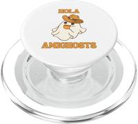 Hola Amighosts Funny Spanish Halloween Cowboy Ghost PopSockets PopGrip for MagSafe