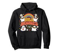 Hola Amighosts Ghost Funny Halloween Costume Spanish Teacher Pullover Hoodie