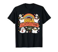 Hola Amighosts Ghost Funny Halloween Costume Spanish Teacher T-Shirt