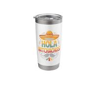 Hola Bitchachos Funny Cinco De Mayo Stainless Steel Insulated Tumbler