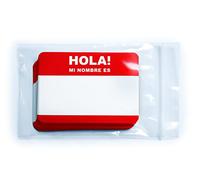 Hola! Mi Nombre es... Sticker Pack 10.5 x 7.4 cm Name Plate Sticker