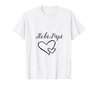 Hola Papi Printed Slogan Fashion T-Shirt