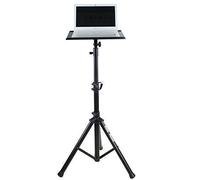 Hola! Projector Stand - Heavy Duty Multi-Function Tripod Stand for Laptop, DJ Speakers, Monitors, Sheet Music, Studio Production Equipment - Rotating Plate with Adjustable Height
