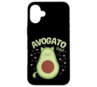 Hola! Soy un Avogato. Avocado cat. Case for iPhone 16 Plus