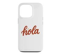 Hola Spanish Greeting Cute Red Hello Latina Boho Summer Case for iPhone 13 Pro
