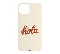 Hola Spanish Greeting Cute Red Hello Latina Boho Summer Case for iPhone 15 Plus