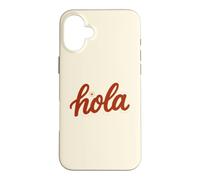 Hola Spanish Greeting Cute Red Hello Latina Boho Summer Case for iPhone 16 Plus