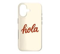Hola Spanish Greeting Cute Red Hello Latina Boho Summer Case for iPhone 17