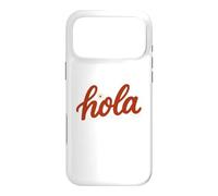 Hola Spanish Greeting Cute Red Hello Latina Boho Summer Case for iPhone 17 Pro Max