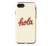 Hola Spanish Greeting Cute Red Hello Latina Boho Summer Case for iPhone SE (2020) / 7/8