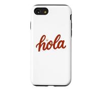 Hola Spanish Greeting Cute Red Hello Latina Boho Summer Case for iPhone SE (2020) / 7/8
