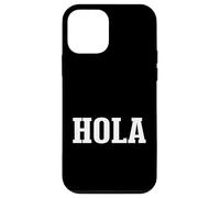 Hola Spanish Hello Greeting Simple Classic Text Design Case for iPhone 12 mini