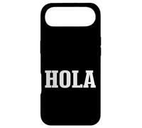 Hola Spanish Hello Greeting Simple Classic Text Design Case for iPhone Air