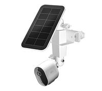 HOLACA 2 in 1 Gutter Mount Compatible with Arlo Pro 4/3/Ultra/Essential, eufyCam 1/2/2C/2C Pro/3/3C/E, for Camera and Solar Panel with 1/4" Thread, White