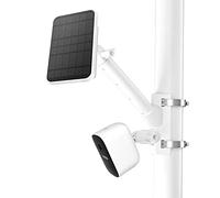 HOLACA 2 in 1 Pole Mount Compatible with Arlo Pro 4/3/Ultra/Essential, eufyCam 1/2/2C/2C Pro/3/3C/E, for Camera and Solar Panel with 1/4" Thread, White