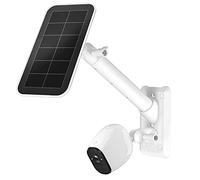HOLACA 2 in 1 Wall Mount Compatible with Arlo Pro 4/3/Ultra/Essential, eufyCam 1/2/2C/2C Pro/3/3C/E, for Camera and Solar Panel with 1/4" Thread, White