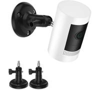 HOLACA 360 Degree Adjustable Mount for Rin g Stick Up Battery/Plug-in/Elite HD Security Camera, Stable Outdoor Bracket Mounting Kit for Stick Up Wired Security Camera Accessroies, Black