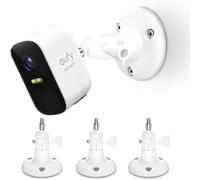 HOLACA Adjustable Wall Mount Holder Compatible With Eufycam 1/2/2C/2C Pro/3/3C/E and other Eufycam Models, 1/4" Screw Eufycam Wall Mounts (3Pack White)