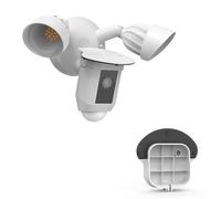 HOLACA Cover Compatibel with Rin-g Floodlight Cam Wired Pro (Camera NOT Included), Sun Rain Shade Plastic Camera Cover, White