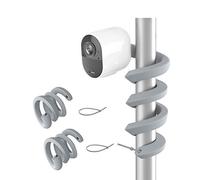 HOLACA Flexible Mount Compatible with Eufycam 1/2/2C/2C Pro/3/3C/E, Arl o Pro 2/3/4/Ultra 1&2/Essential Surveillance Cameras, and Other Cameras with 1/4" Thread, Gray | 2PCS