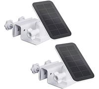 HOLACA Gutter Mount Compatible with for Arlo Pro 4 Solar Panel Versions,Arlo Ultra Ultra 2 Arlo Pro 3 Solar Panel, Reolink Argus Pro, Reolink Argus 2, White 2PCS