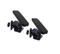 HOLACA Gutter Mount Compatible with for Arlo Pro 4 Solar Panel Versions,Arlo Ultra Ultra 2 Arlo Pro 3 Solar Panel, Reolink Argus Pro, Reolink Argus 2, Black 2PCS