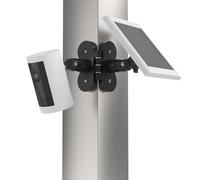 HOLACA Magnetic Dual Camera Mount for 1/4" Threaded Hole, Compatible with Tapo, Rin-g, eufy, Arlo, Blink, Argus, Google Nest, Wyze Cameras and Solar Panels