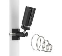 HOLACA Mount Compatible with R-ing Indoor Camera (2nd Gen) / Indoor Camera Plus/Pan-Tilt Indoor Camera, also for Stick up Cam/Outdoor Camera Plus, and 1/4" Screw Cameras, Pole Mount | Black