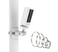 HOLACA Mount Compatible with R-ing Indoor Camera (2nd Gen) / Indoor Camera Plus/Pan-Tilt Indoor Camera, also for Stick up Cam/Outdoor Camera Plus, and 1/4" Screw Cameras, Pole Mount | White