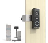 HOLACA Mounting Bracket Compatible with eufy Security Video Doorbell E340 (Doorbell NOT Included), Anti-burglar Aluminium Bracket