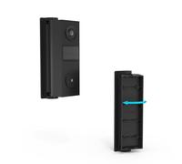 HOLACA Mounting Bracket Compatible with Tapo D205 Doorbell Camera, 0-45° Left/Right Angle Adjustment (Doorbell NOT Included), Black